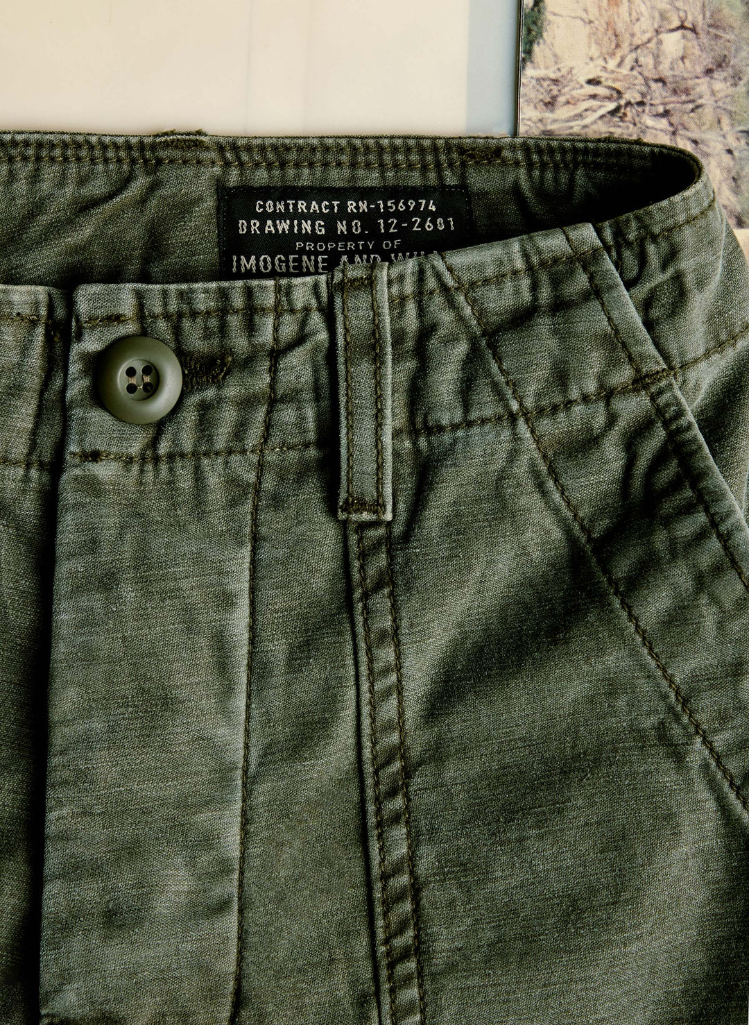 a close up of a pair of pants