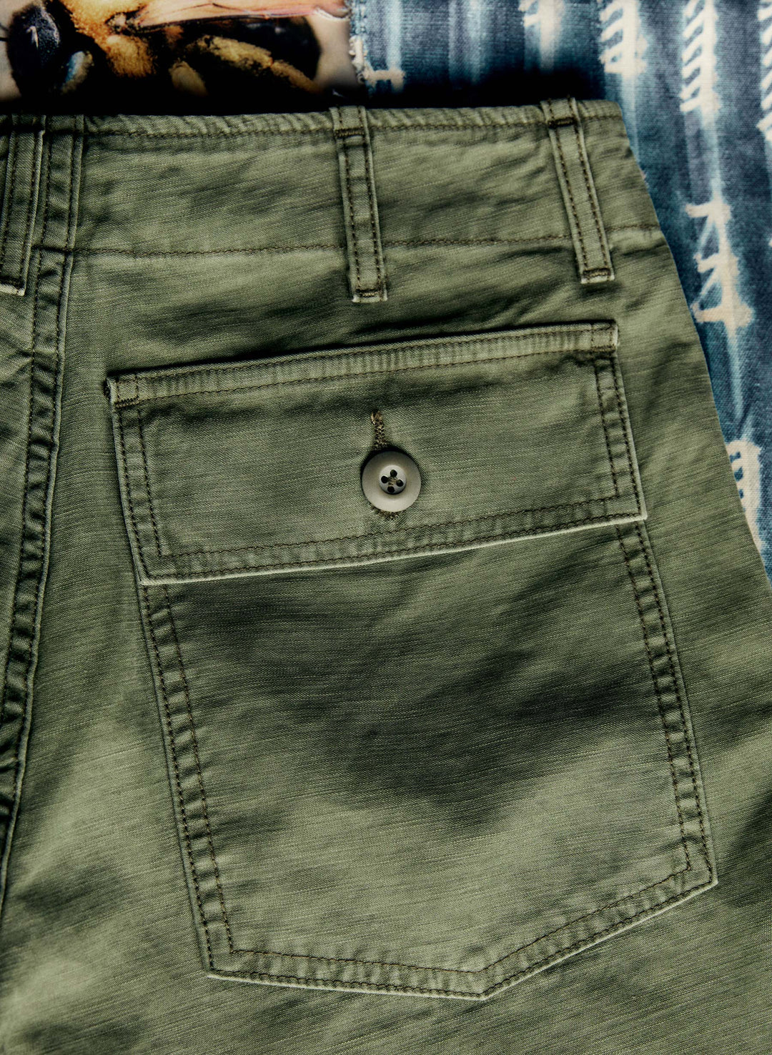 a pocket on a pair of pants