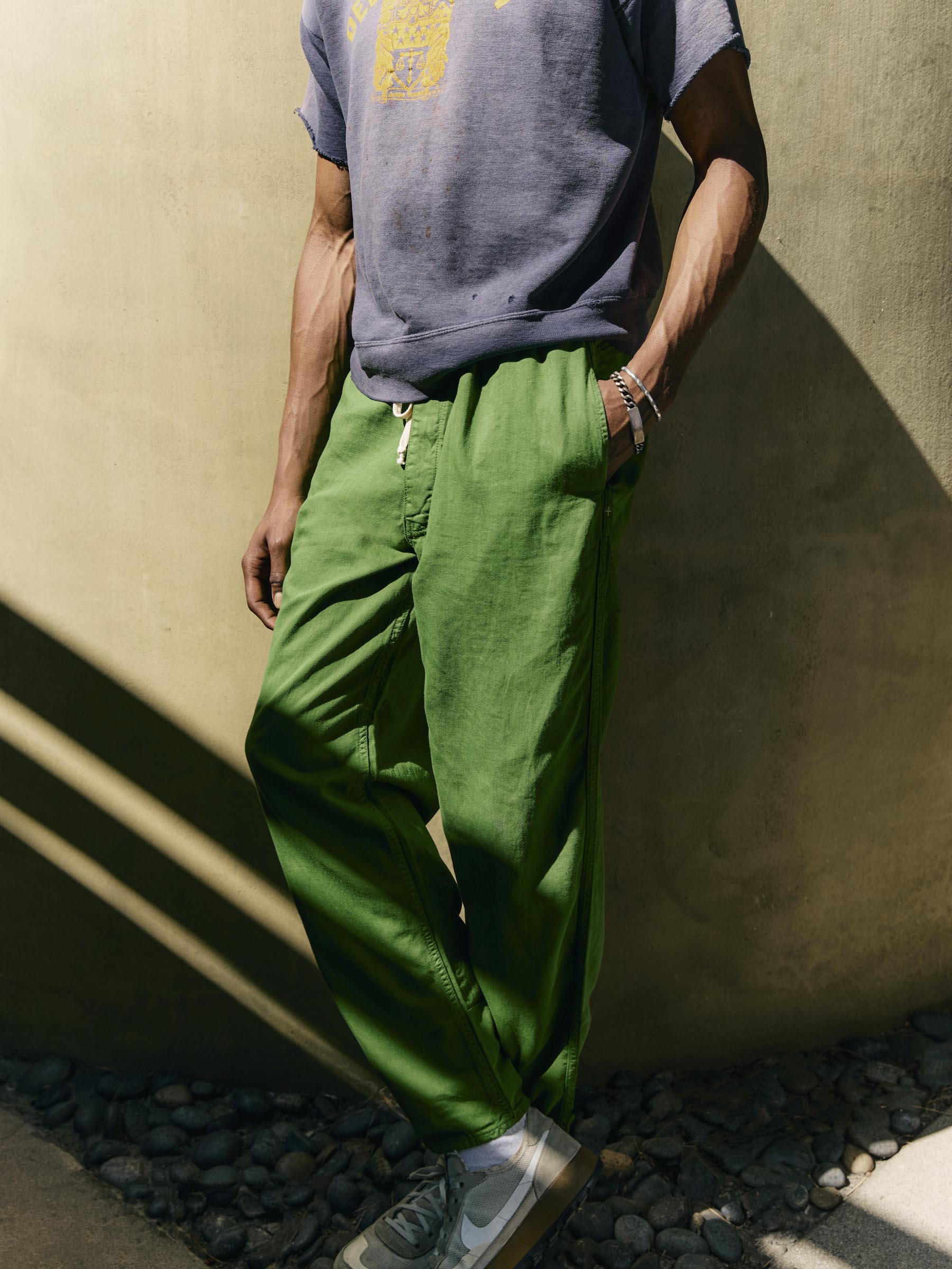 the lounge pant in fern green – imogene + willie