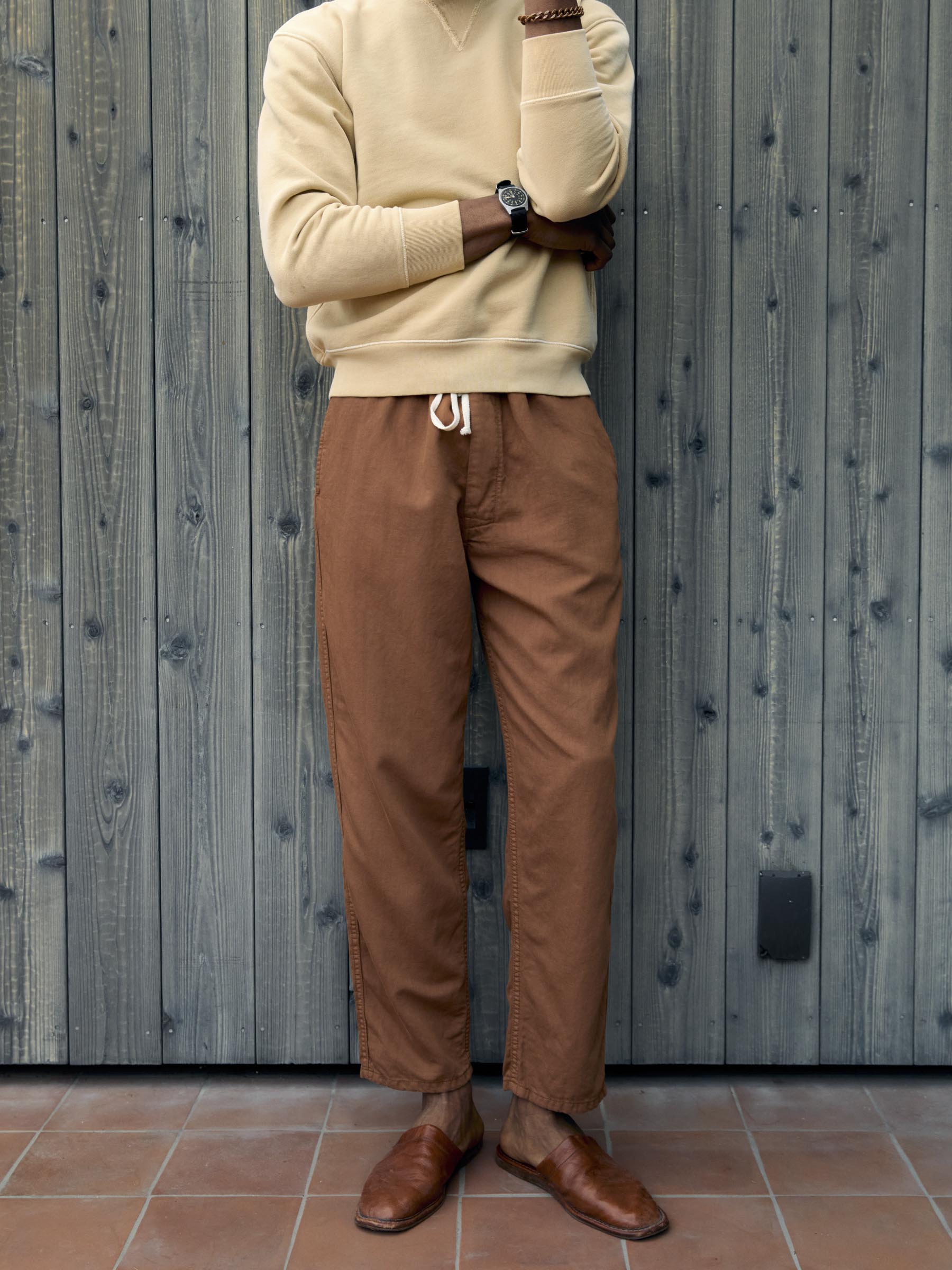 lounge pant in field brown – imogene + willie