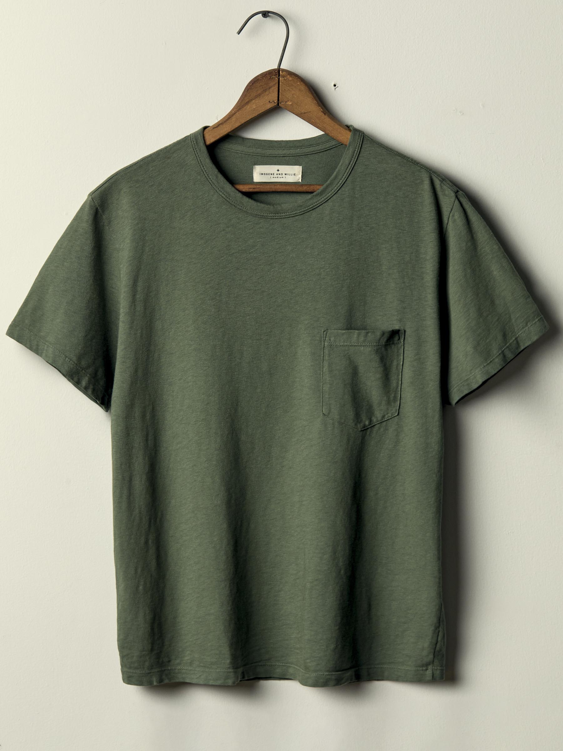 込み 最安値 pocket tee spruce knit pocket tee – imogene + willie