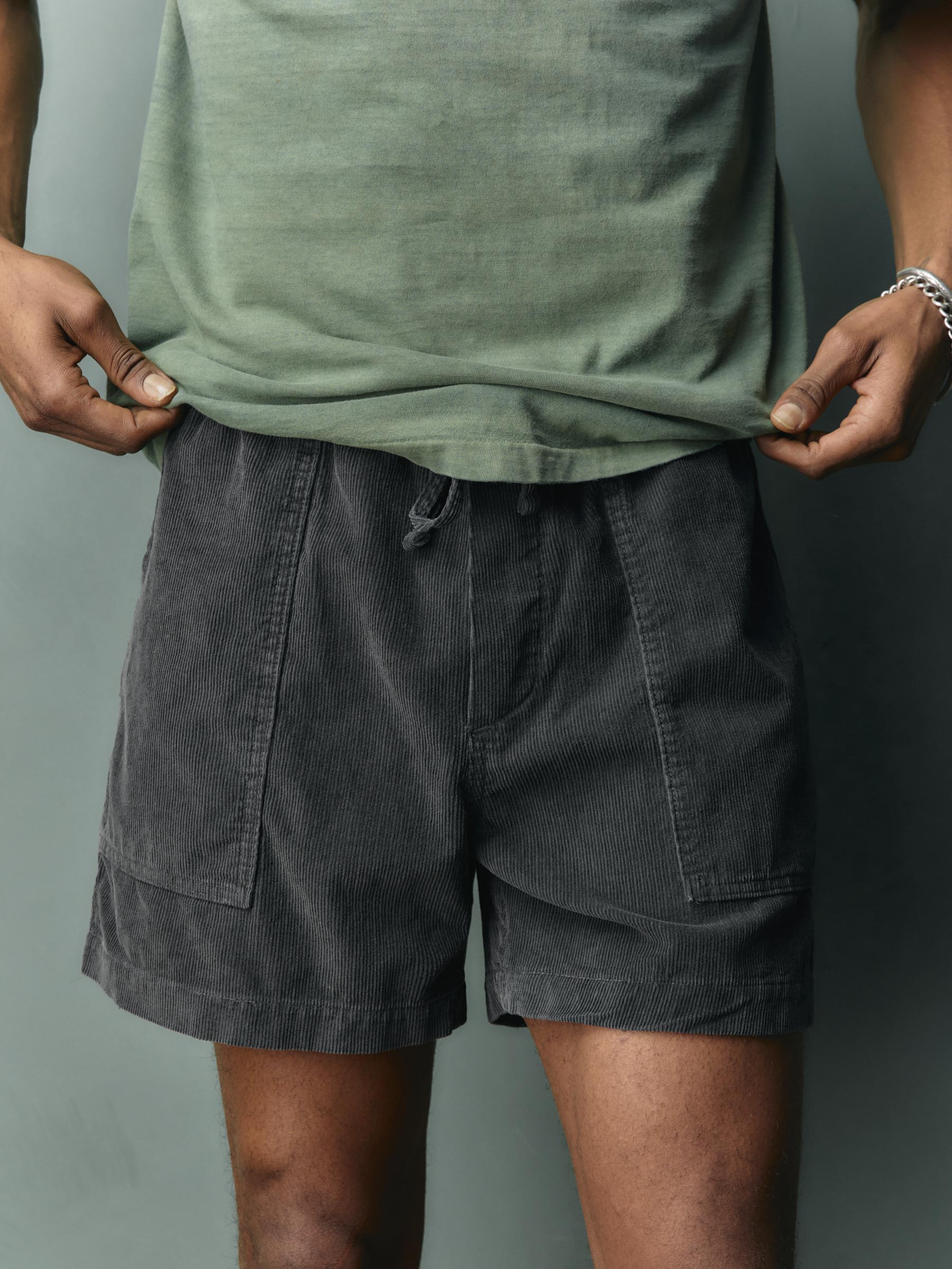 JULIUS Layerd short-pants チャコール【美品】 JULIUS[ユリウス] / 879PAM6 Layered Short-Pants / GORDINI 大阪