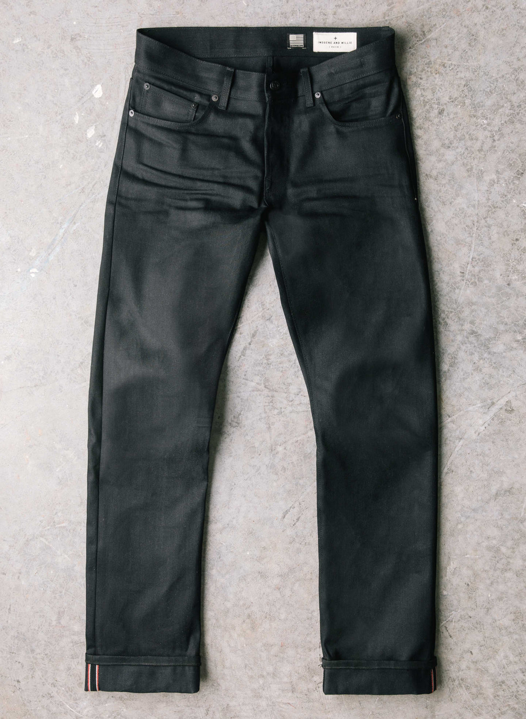 a pair of black jeans