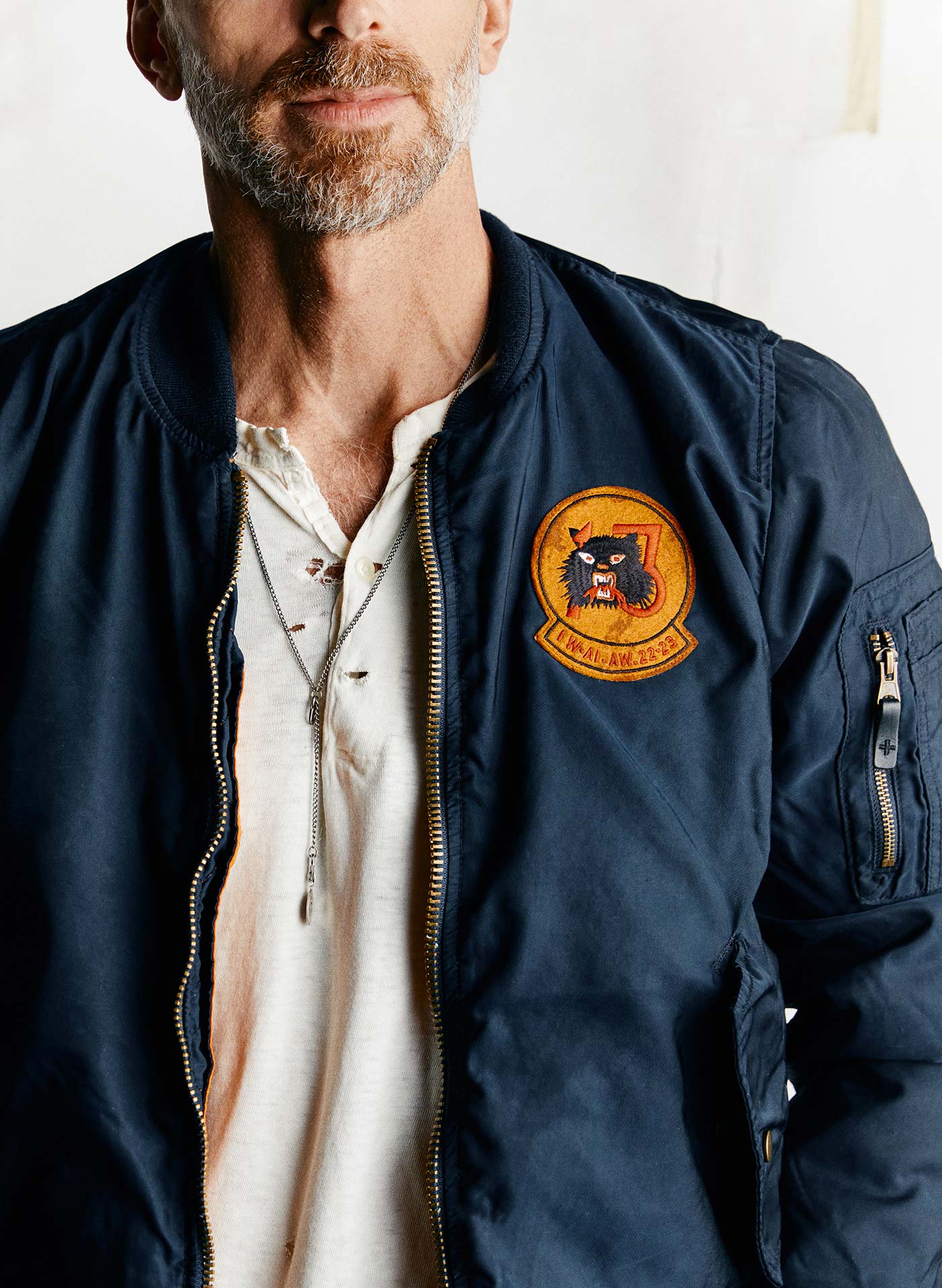 Woodies Clothing The Next Generation Bomber Jacket in Navy