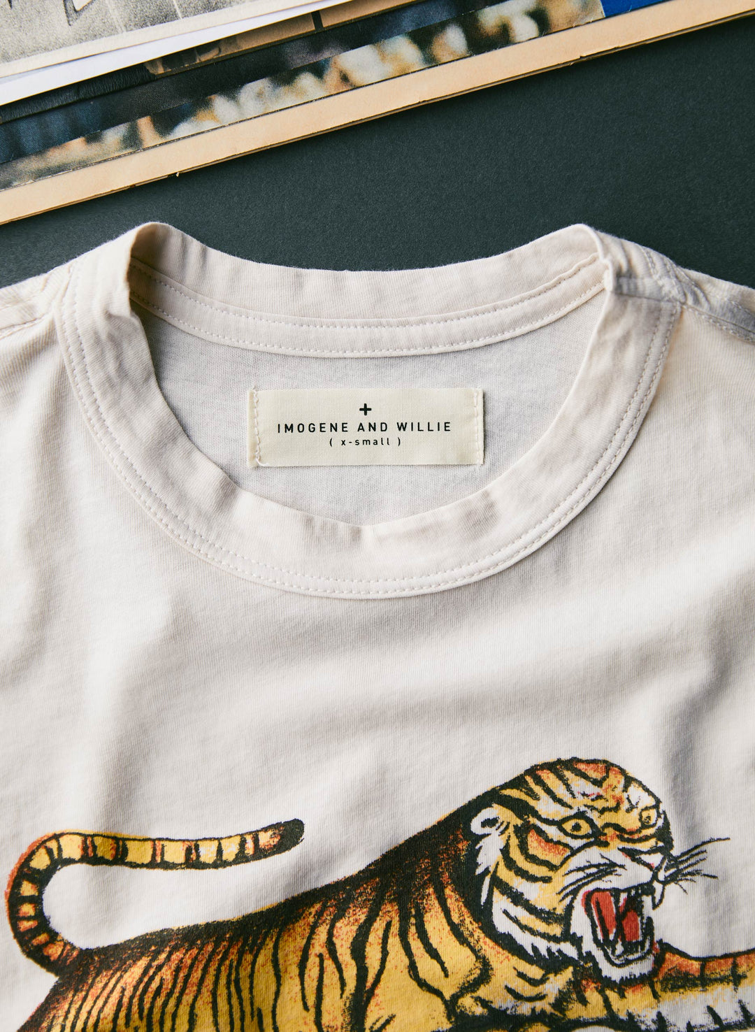 White, Siberian tiger, Product, Bengal tiger, Sleeve, Textile, Orange, Yellow, Grey, Jersey