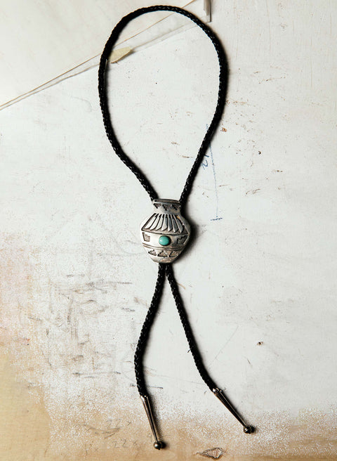 vintage hopi bolo tie