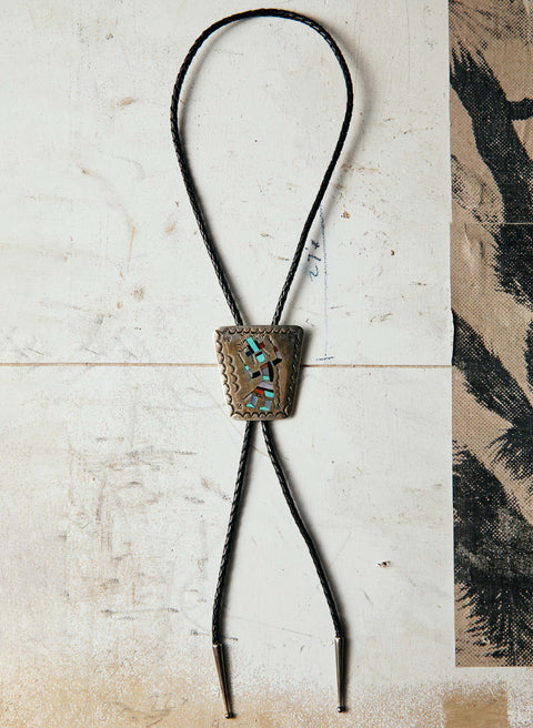 vintage zuni bolo tie