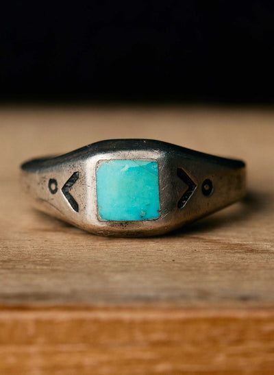 vintage trading post-era band ring