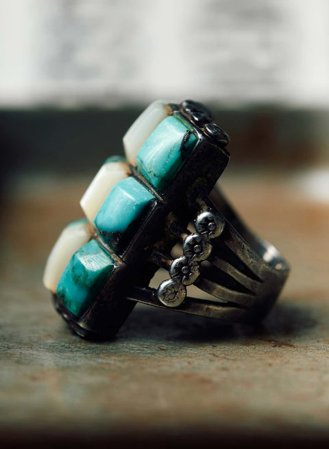 vintage turquoise ring