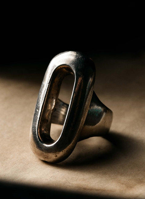 vintage heavy mexican sterling ring