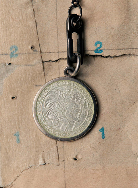 vintage "st. christopher" medal pendant