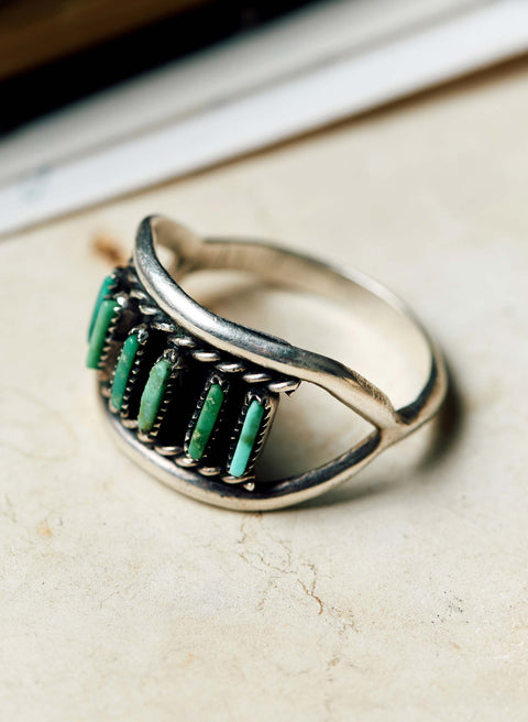 vintage zuni petite point ring