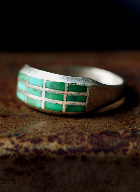 vintage zuni inlay ring