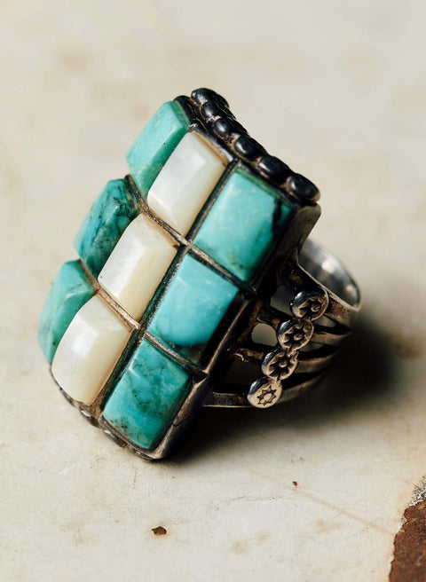 vintage turquoise ring