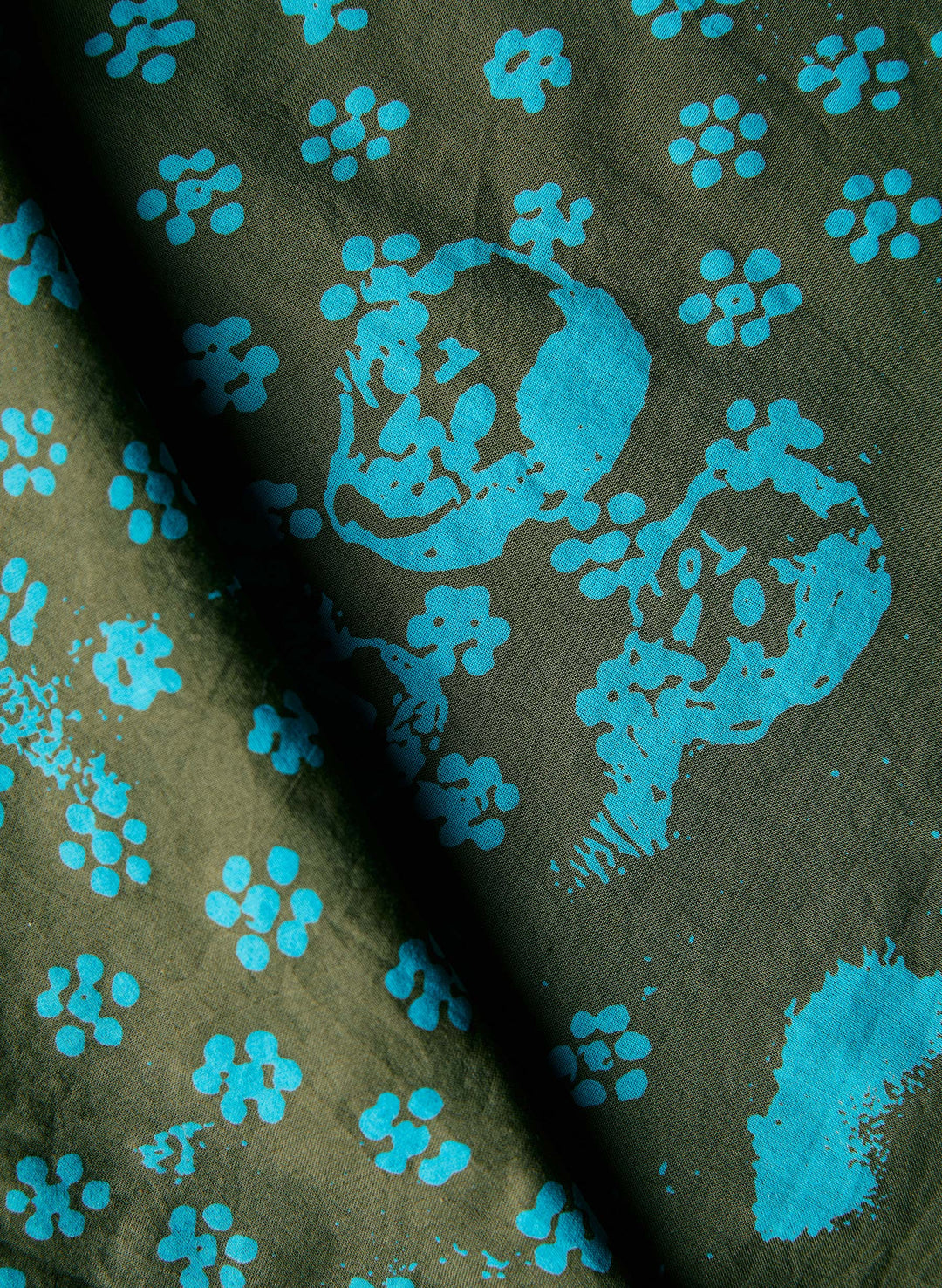 a close up of a fabric