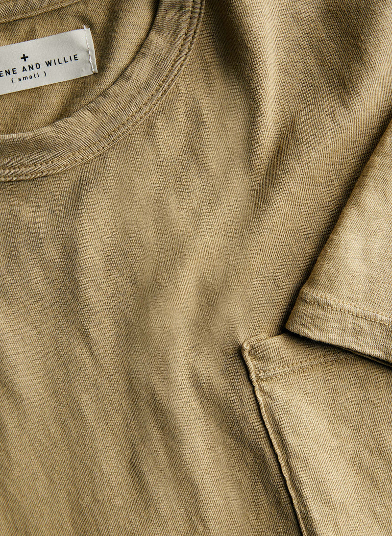 desert knit pocket tee