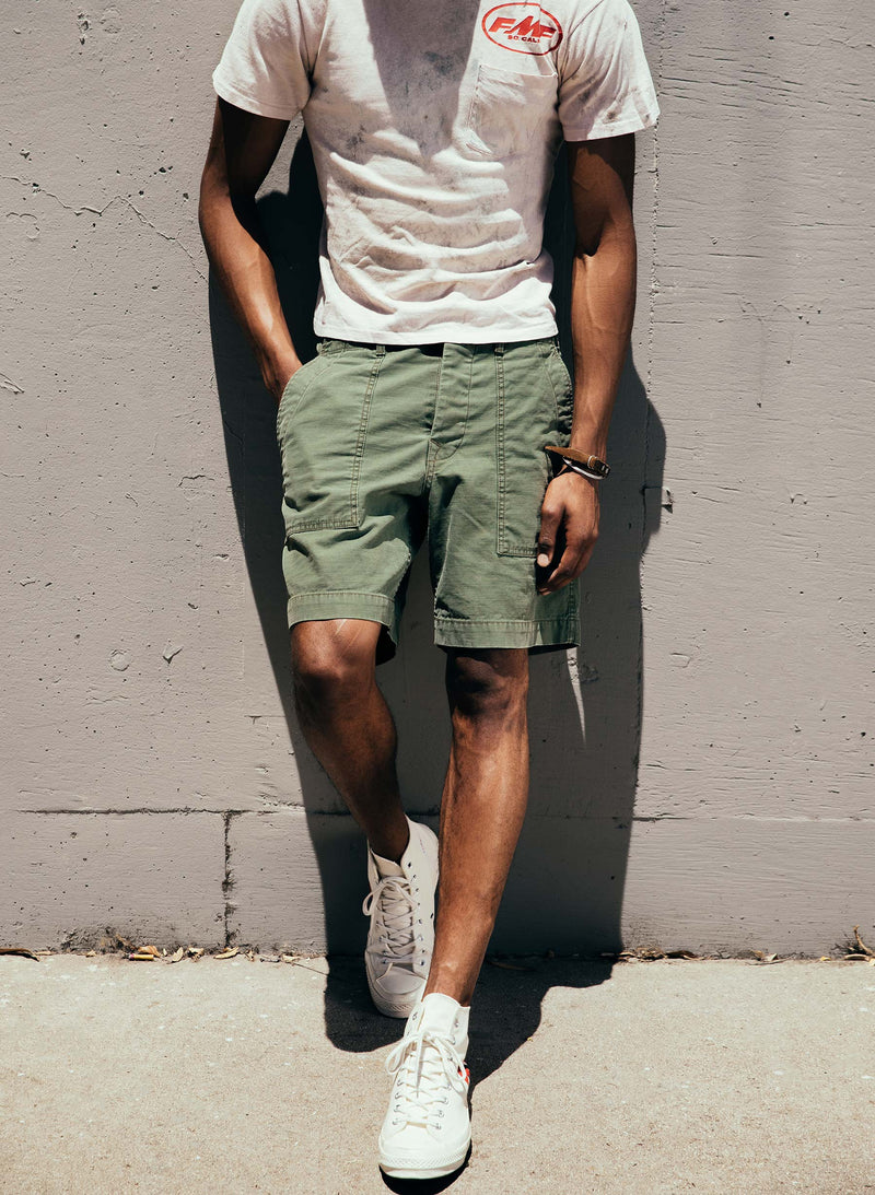 the camp short in olive