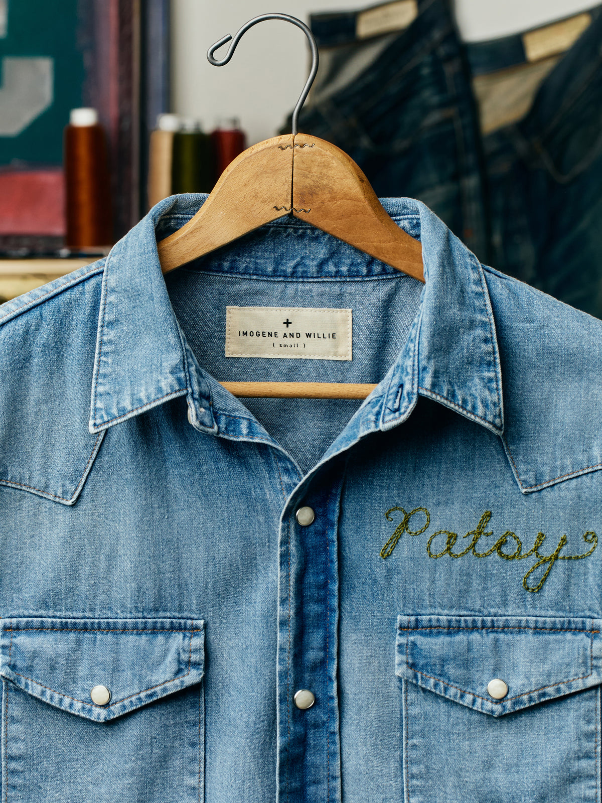 mcfly washed pearl snap