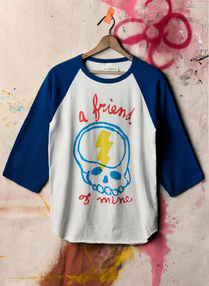 the "friend of mine" 3/4 knit raglan