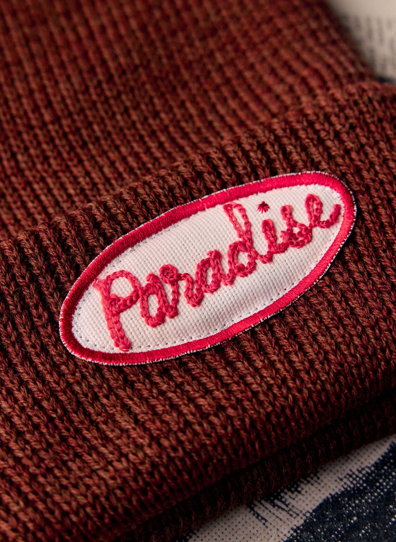 chainstitch "paradise" watch cap - Model