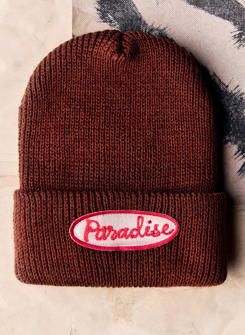 chainstitch "paradise" watch cap