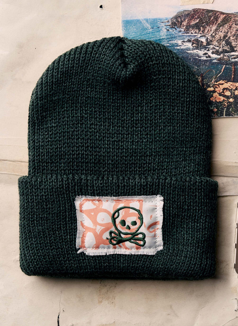 knit "lost paradise" watch cap