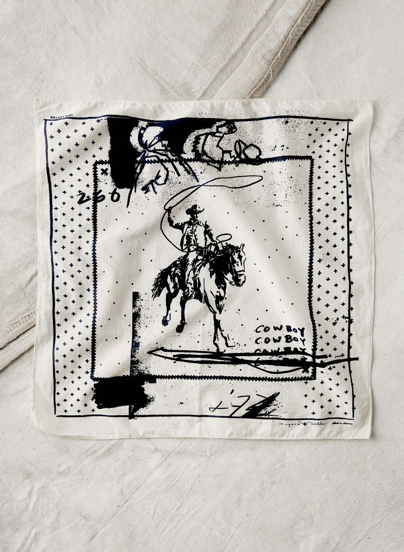 the "rider's west" bandana