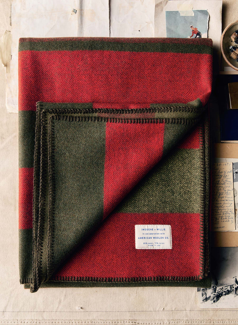 i+w x american woolen camp blanket 05