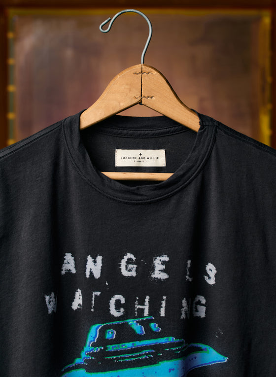 the "angels" tee