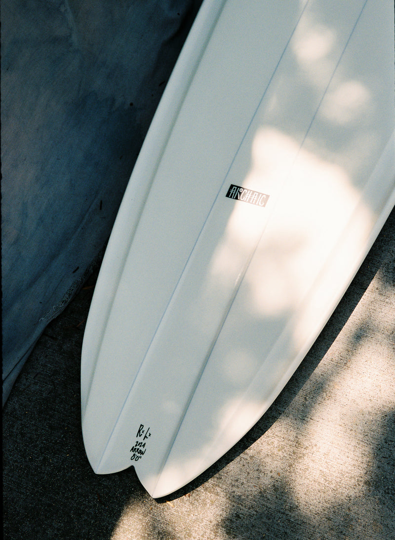 i+w x Archaic Craft "arrow" surfboard - Model