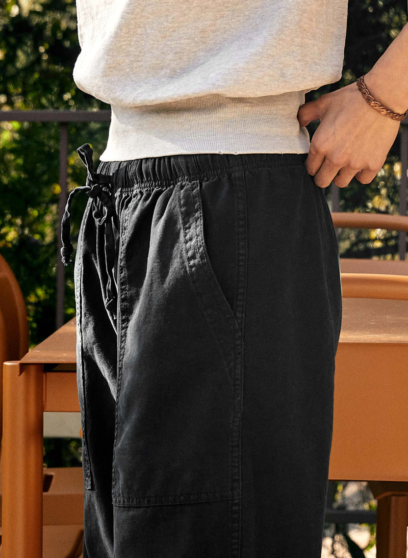 the ventura chore pant in faded black