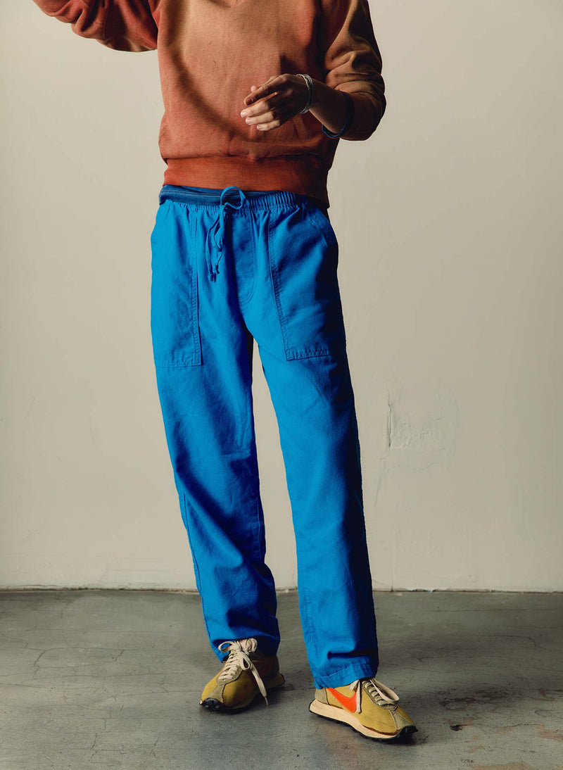 the ventura chore pant in cerulean