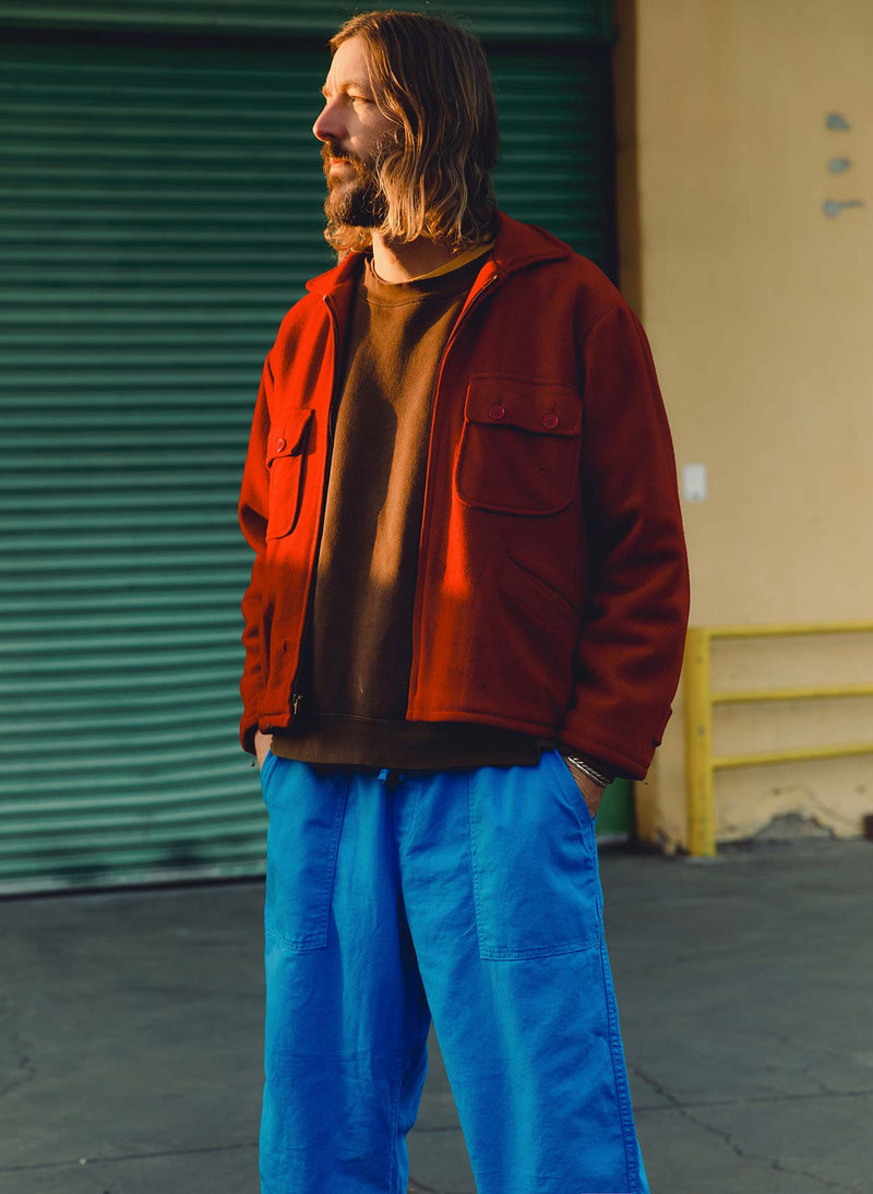 the ventura chore pant in cerulean