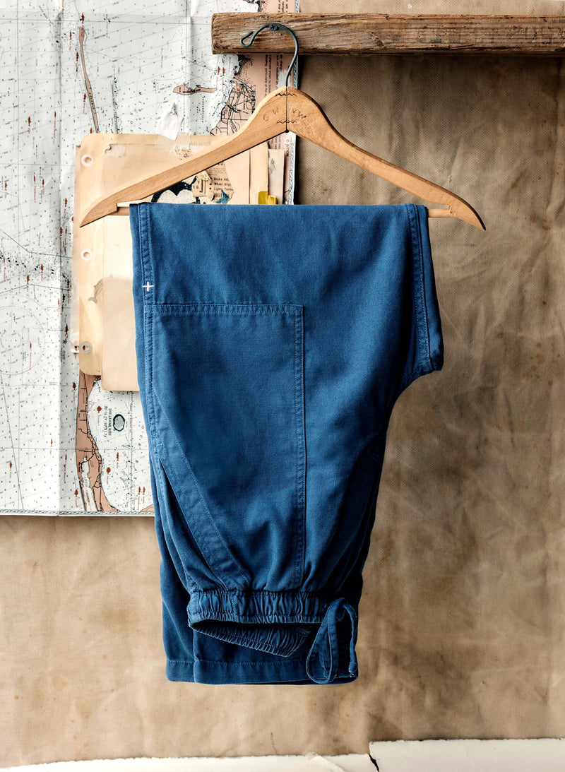 the ventura chore pant in blue