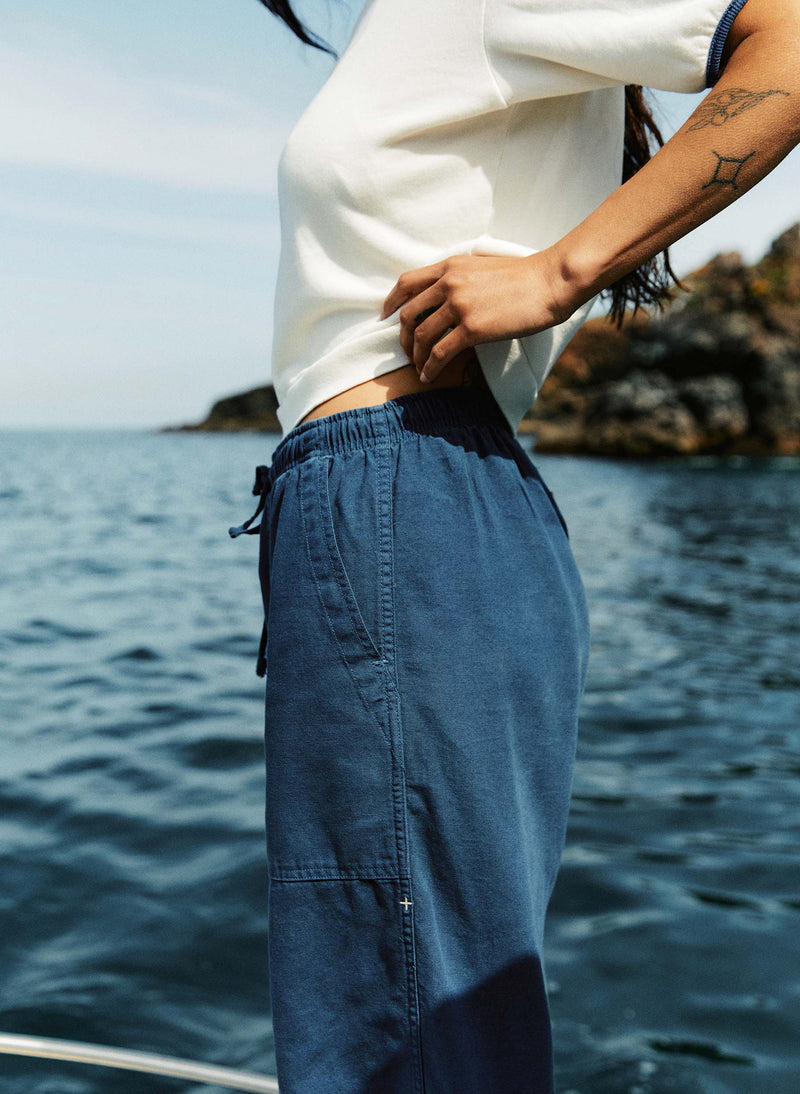 the ventura chore pant in blue