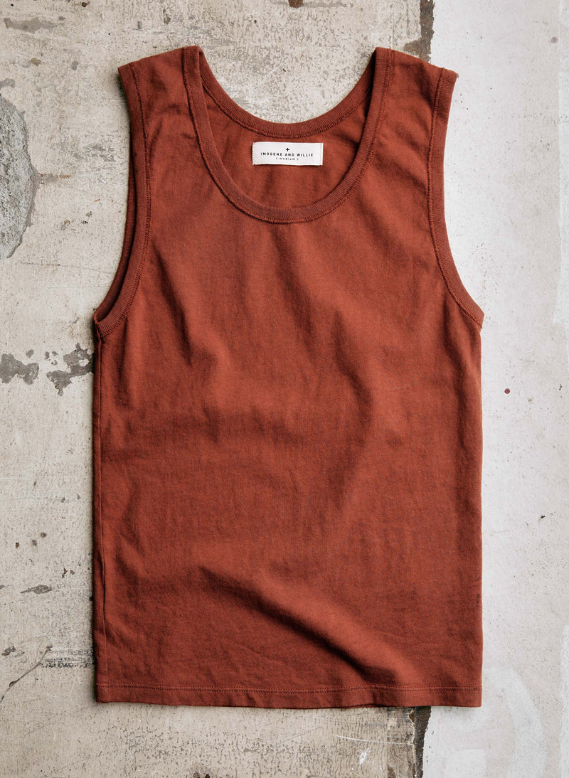 the vintage tank in sienna