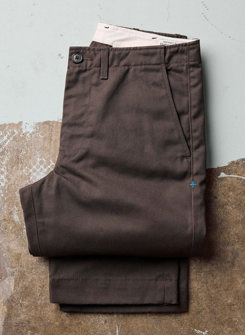 oceanside relaxed pant in brown