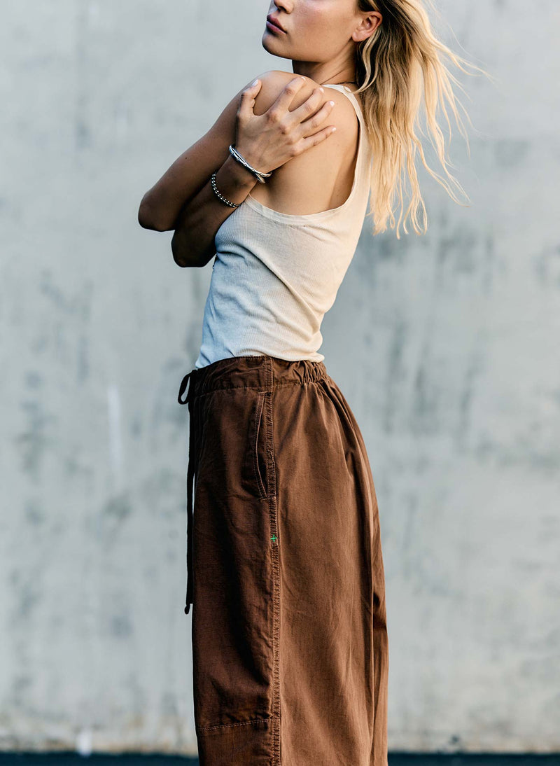 the flight pant in brown ripstop