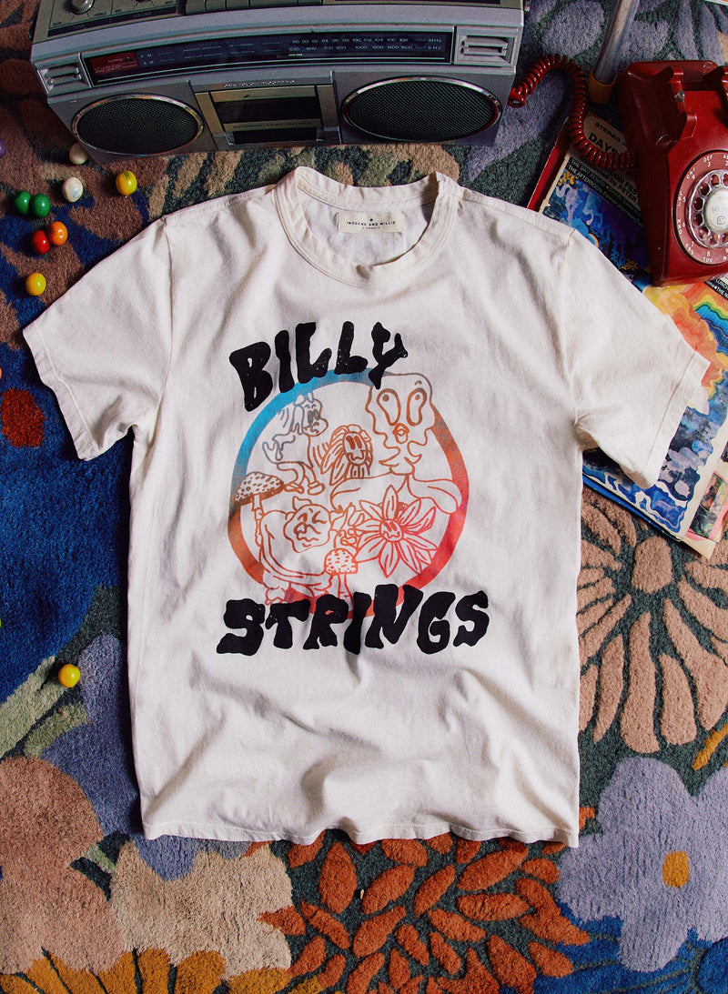 i+w x billy strings "friends” tee