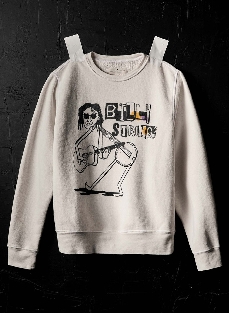 i+w x billy strings "pickin' and grinnin'” sweatshirt