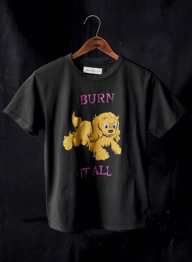 the "burn it all" tee - Model