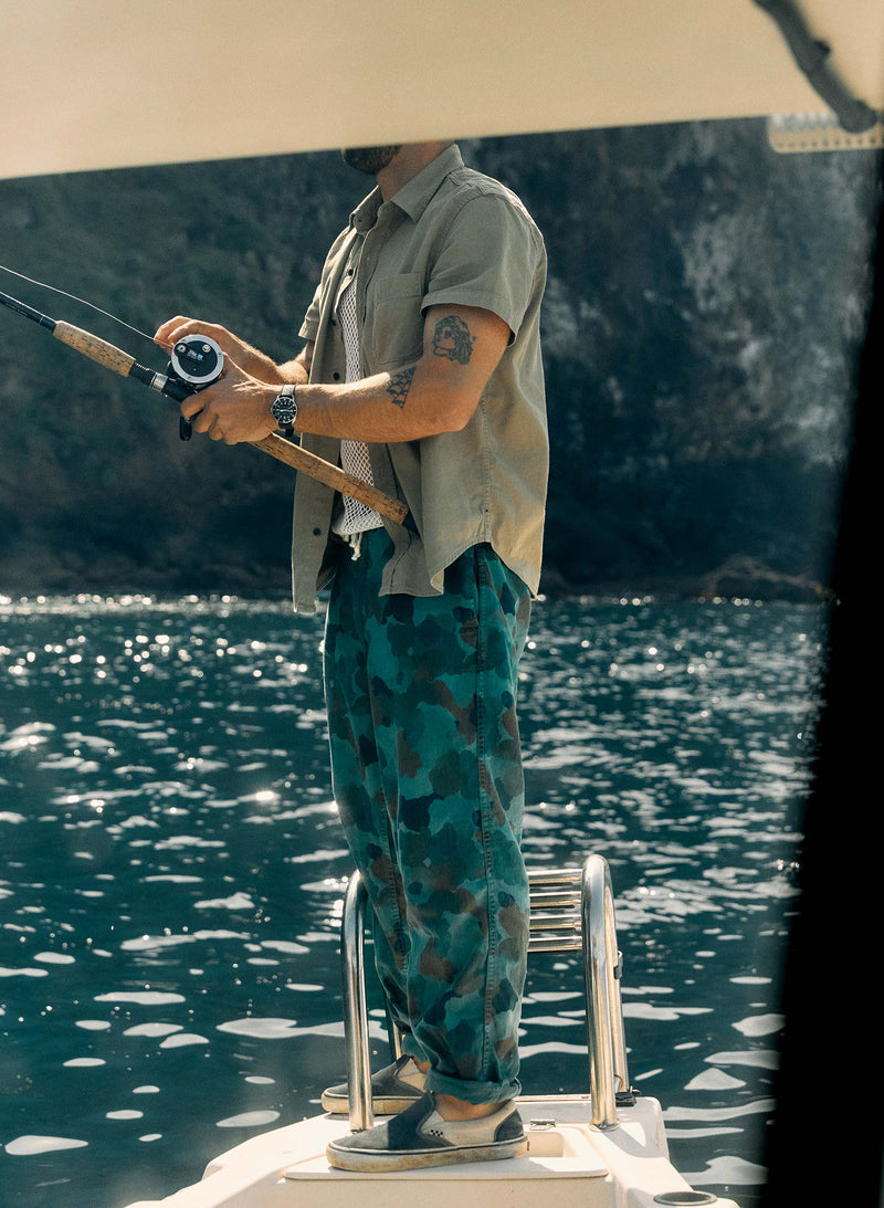 the lounge pant in painted camo