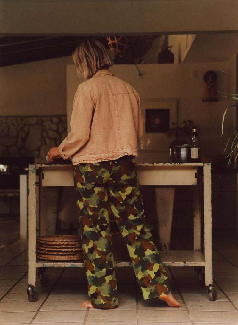 the sonora painted camo trouser