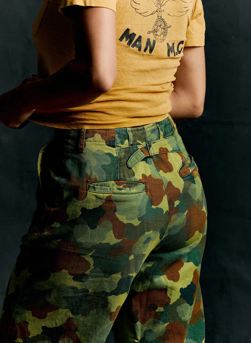 the sonora painted camo trouser