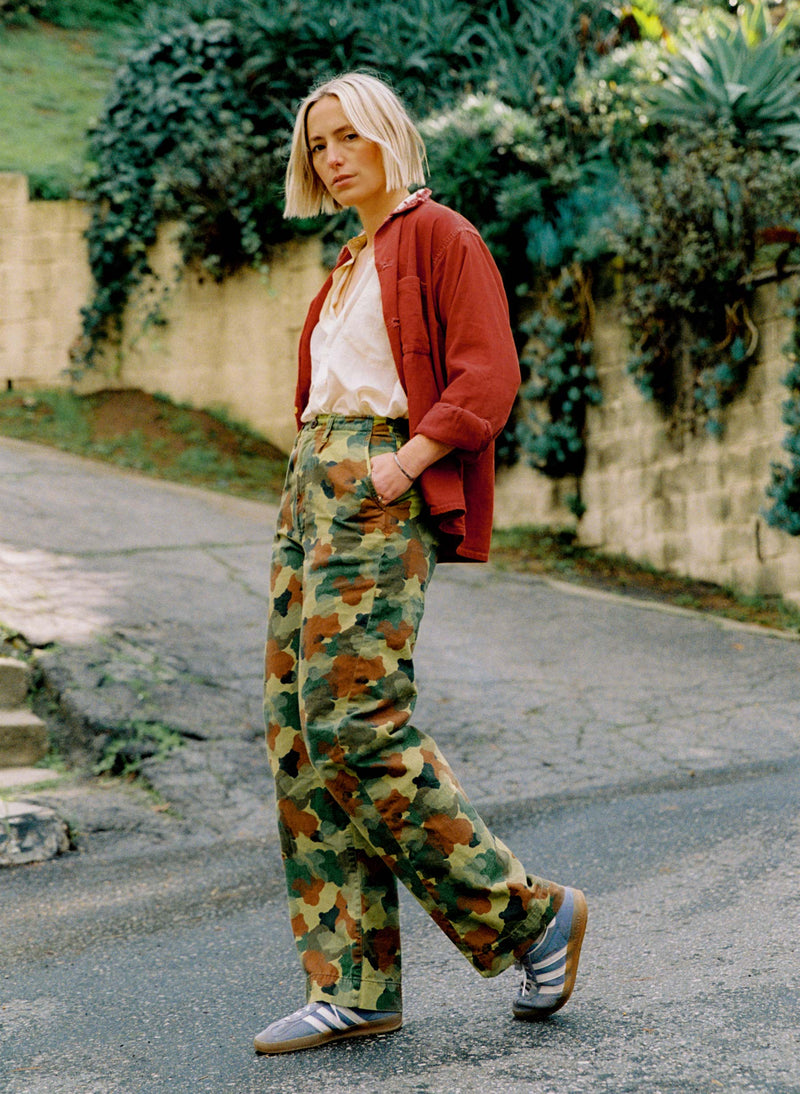 the sonora painted camo trouser