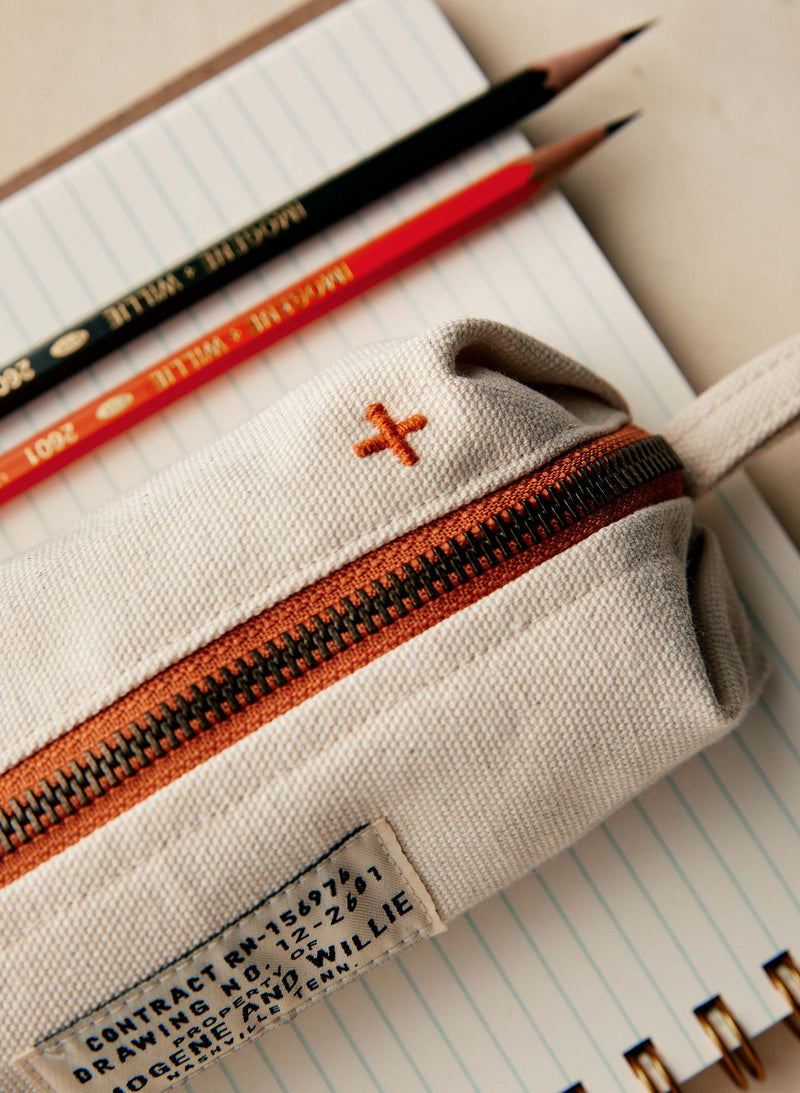 the i+w pencil bag in natural