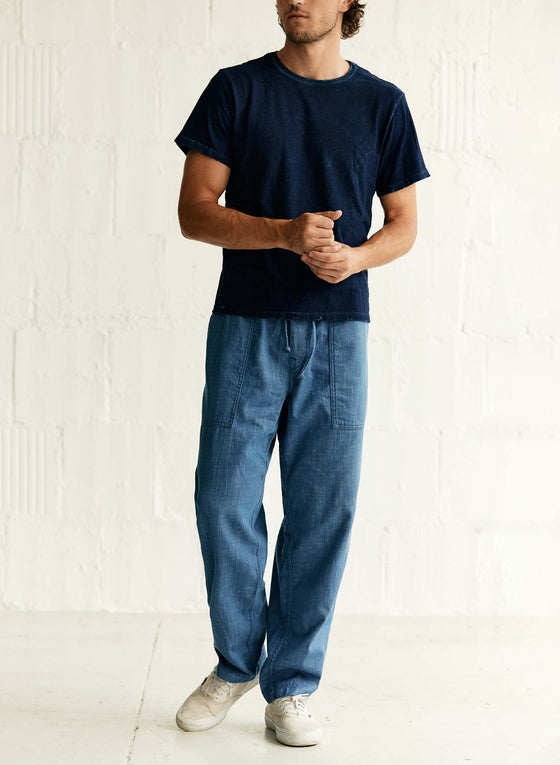 Denim trouser in Chambray Blue wash