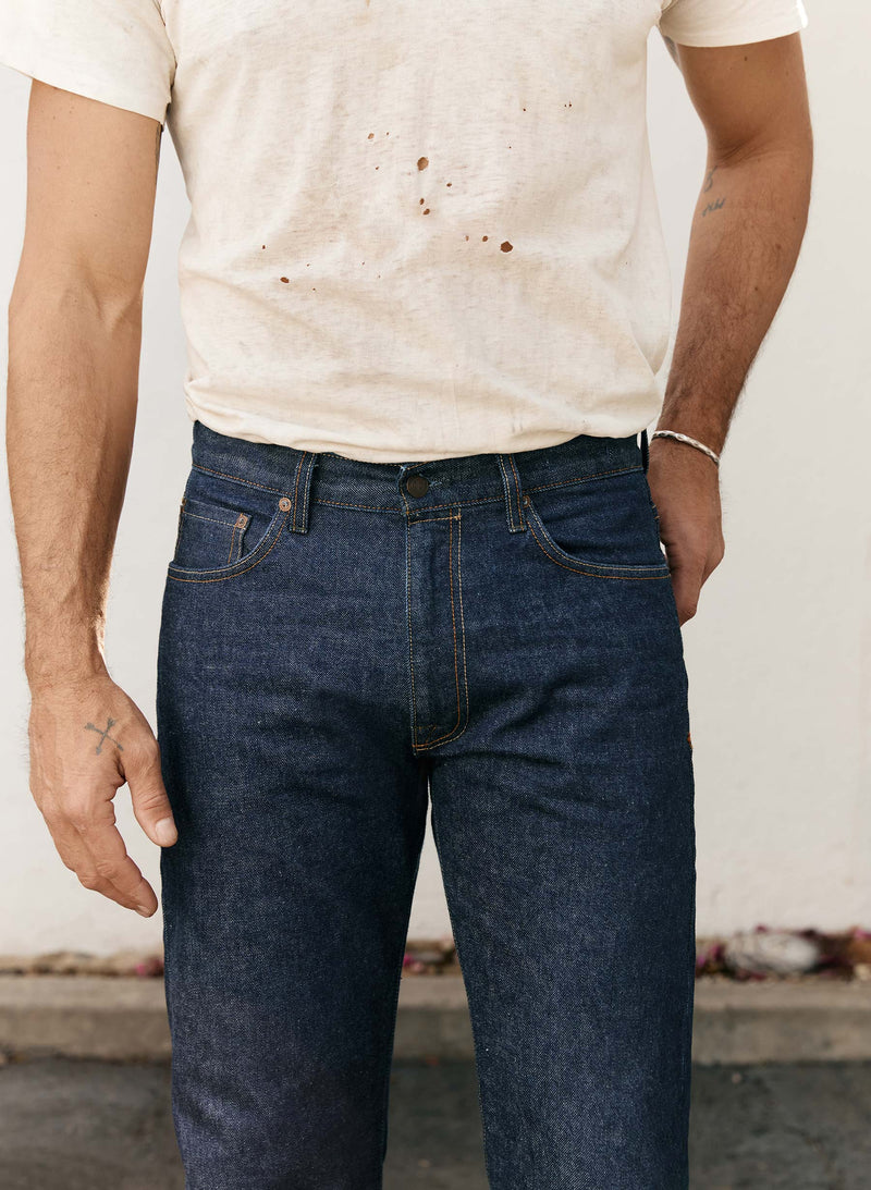 charlie indigo selvage rinse - Model