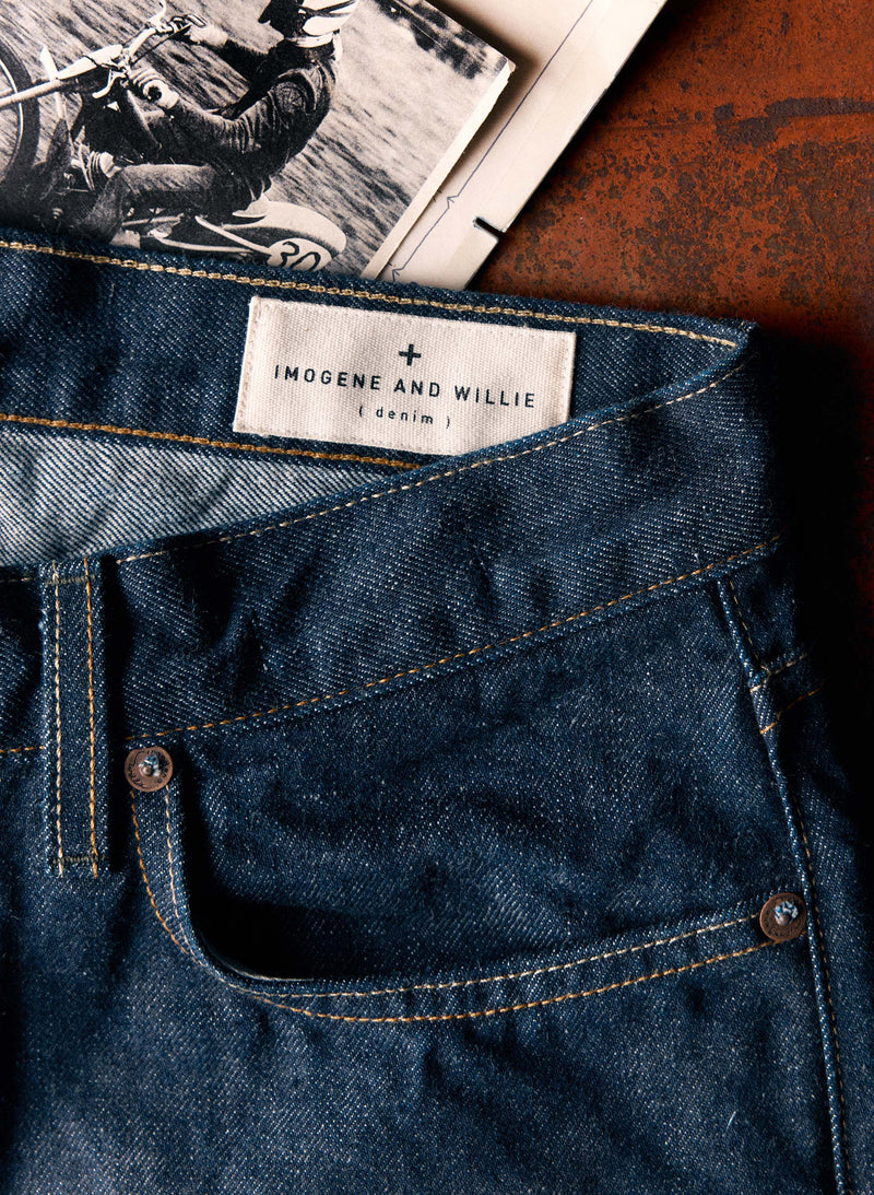 charlie indigo selvage rinse