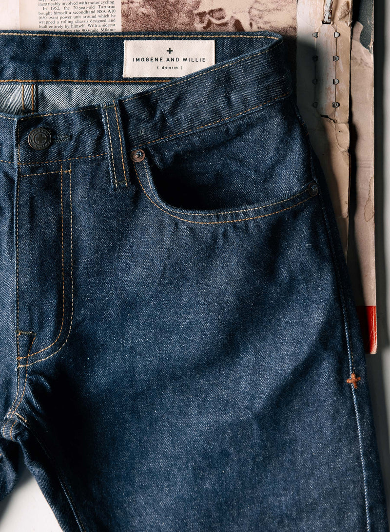 charlie indigo selvage rinse